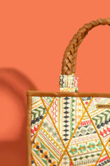 Vritti Embroidered Handbag - Multicolor