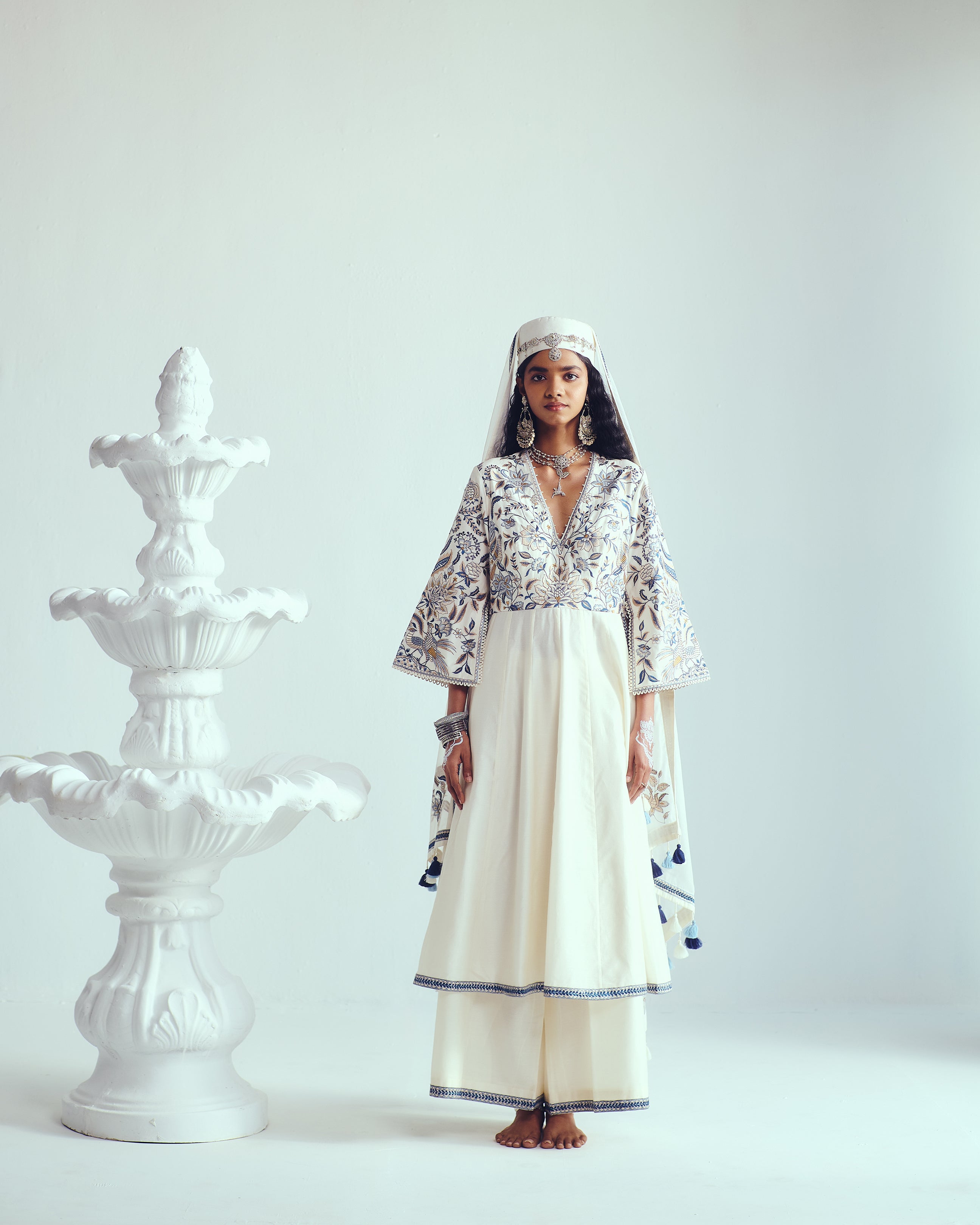 Gol-O-Morgh Anarkali Set