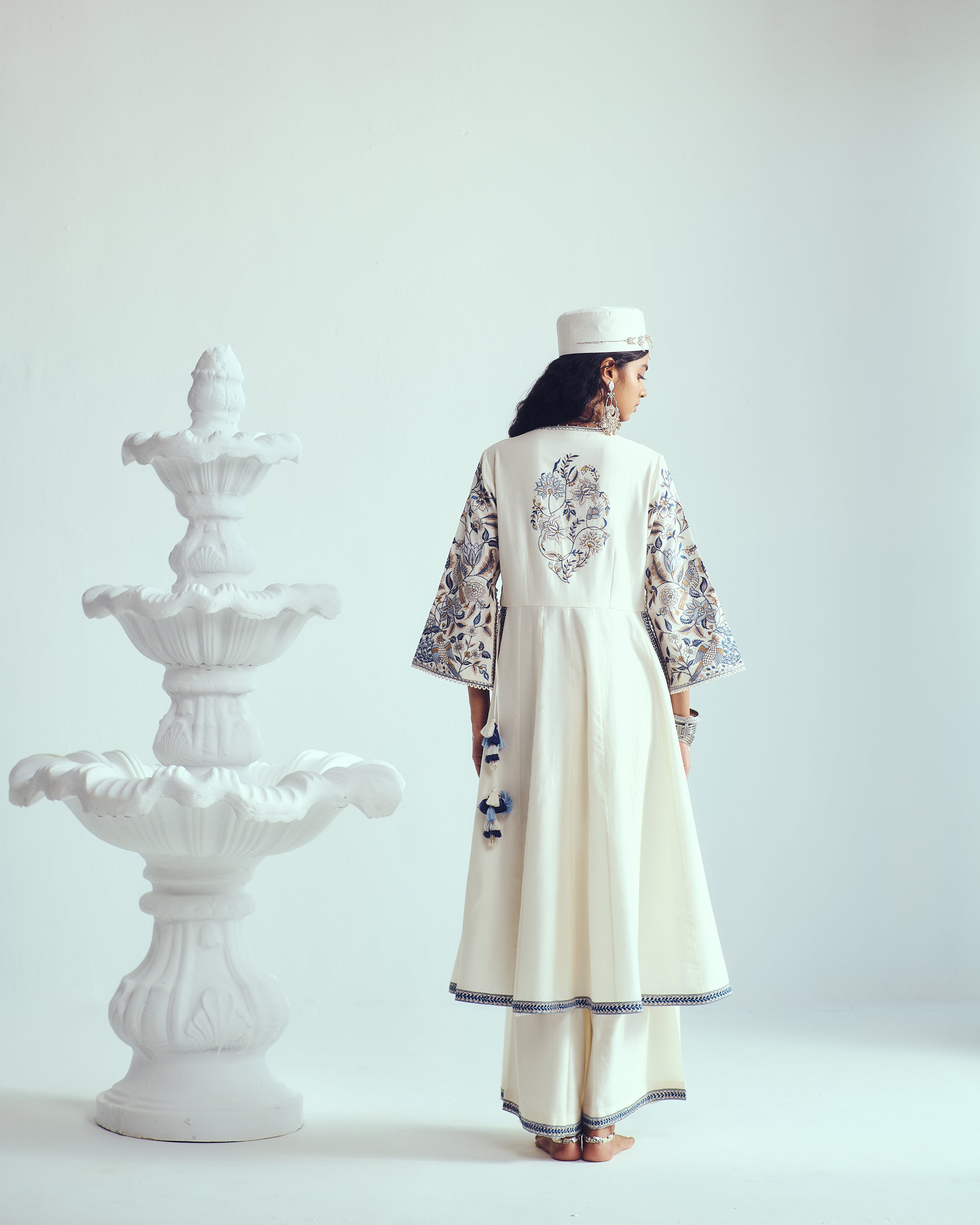 Gol-O-Morgh Anarkali Set