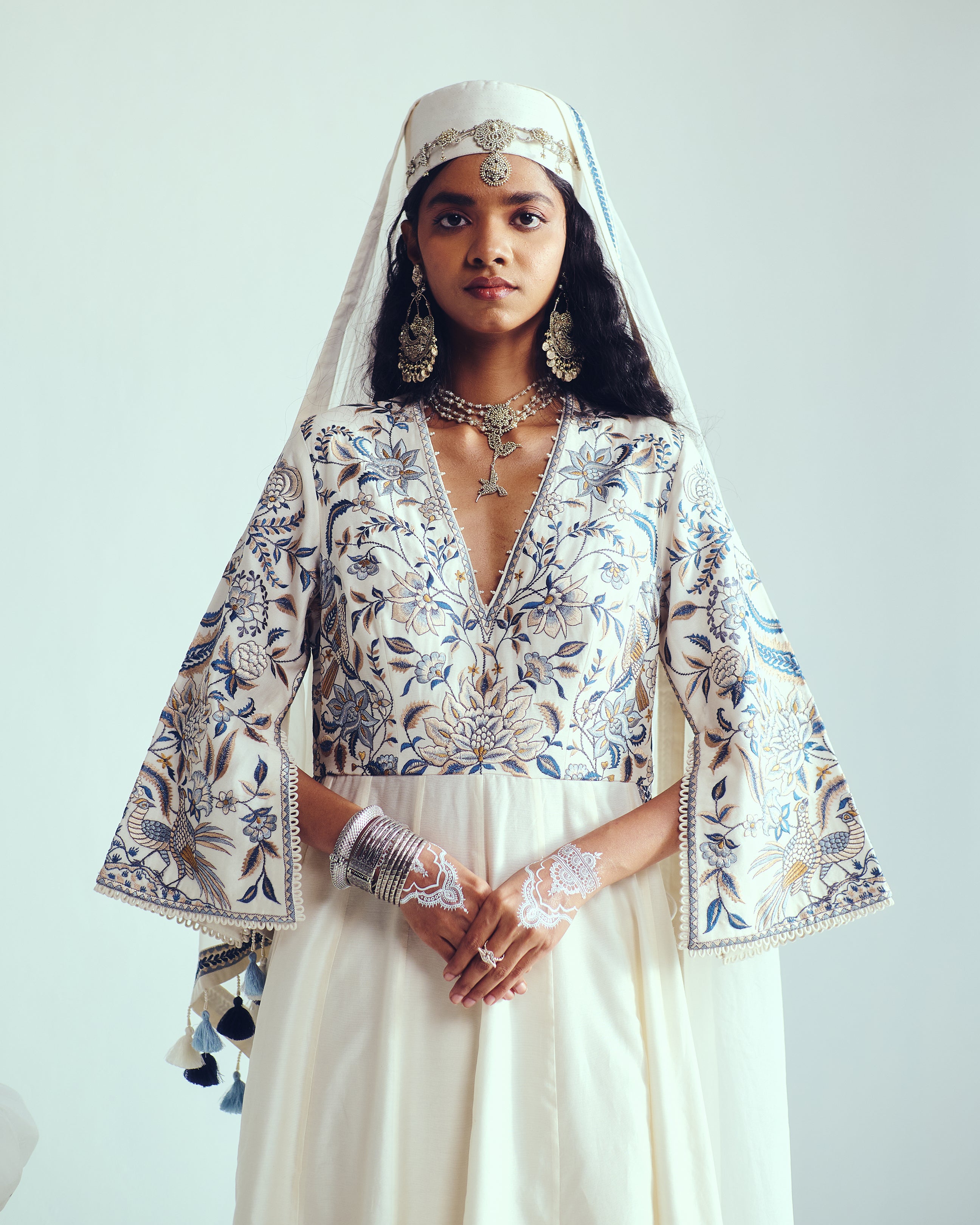 Gol-O-Morgh Anarkali Set