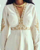 Placed Paisley Sharara Anarkali