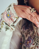 Hovering Nightingale Jacket Anarkali