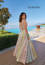 Mrunal Thakur in Ranjeeta Lehenga set