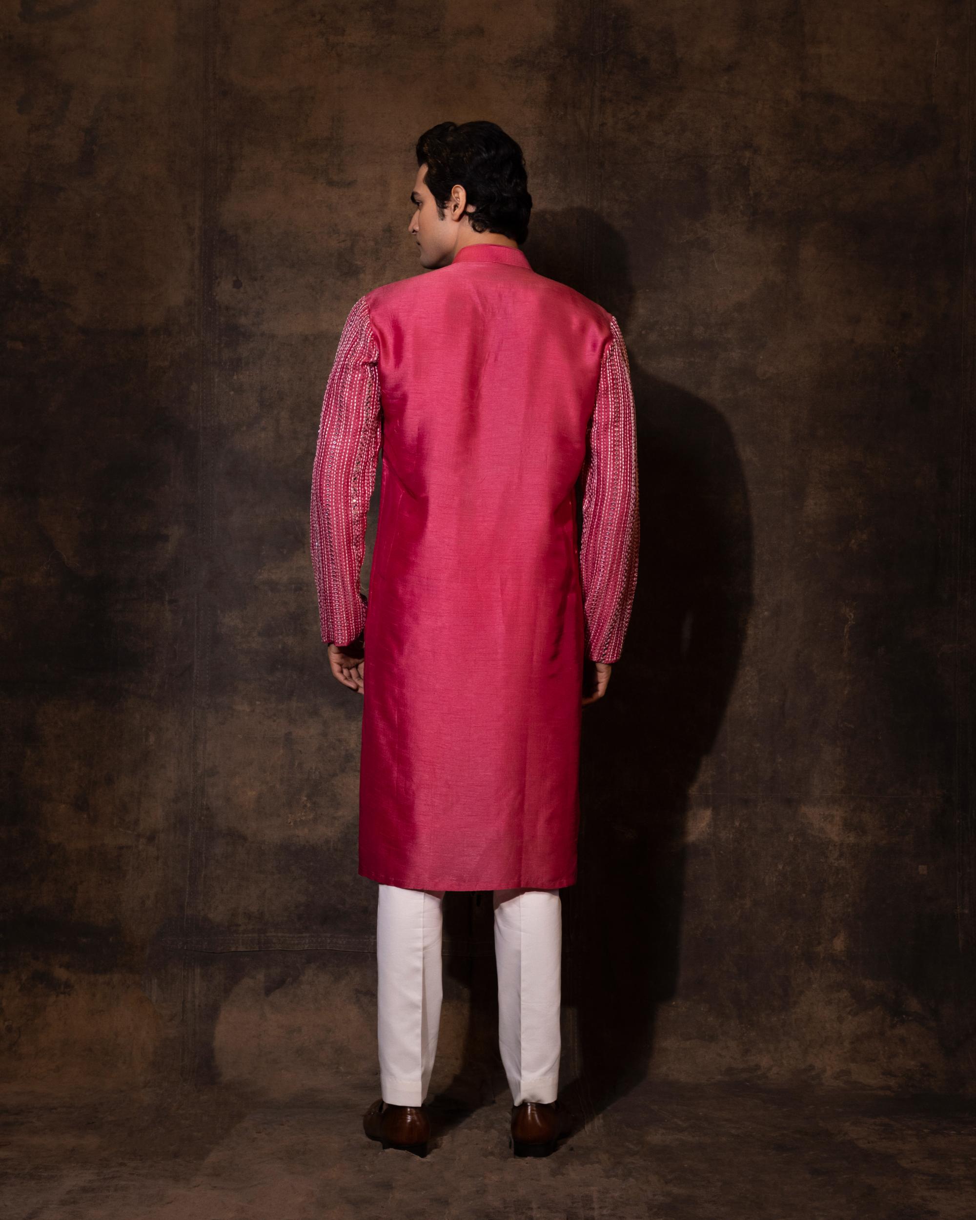 GULABI GLAMOUR KURTA SET