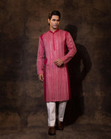 GULABI GLAMOUR KURTA SET