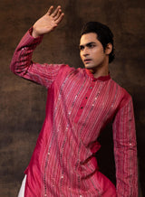 GULABI GLAMOUR KURTA SET