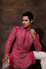 GULABI GLAMOUR KURTA SET