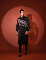 CLASSIC CONTRAST NEHRU SET
