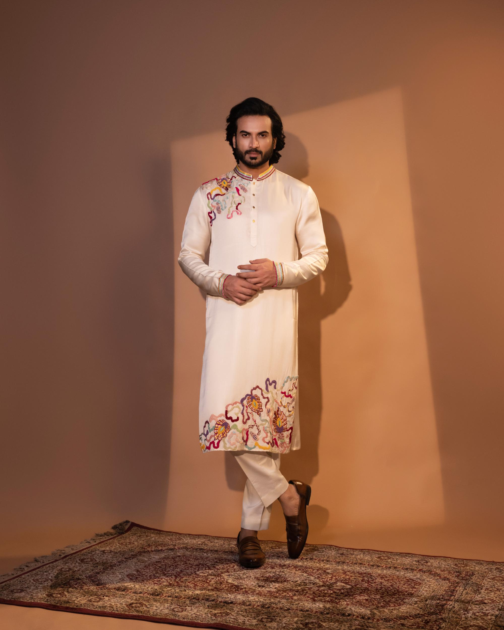 MAGICAL MESH KURTA SET