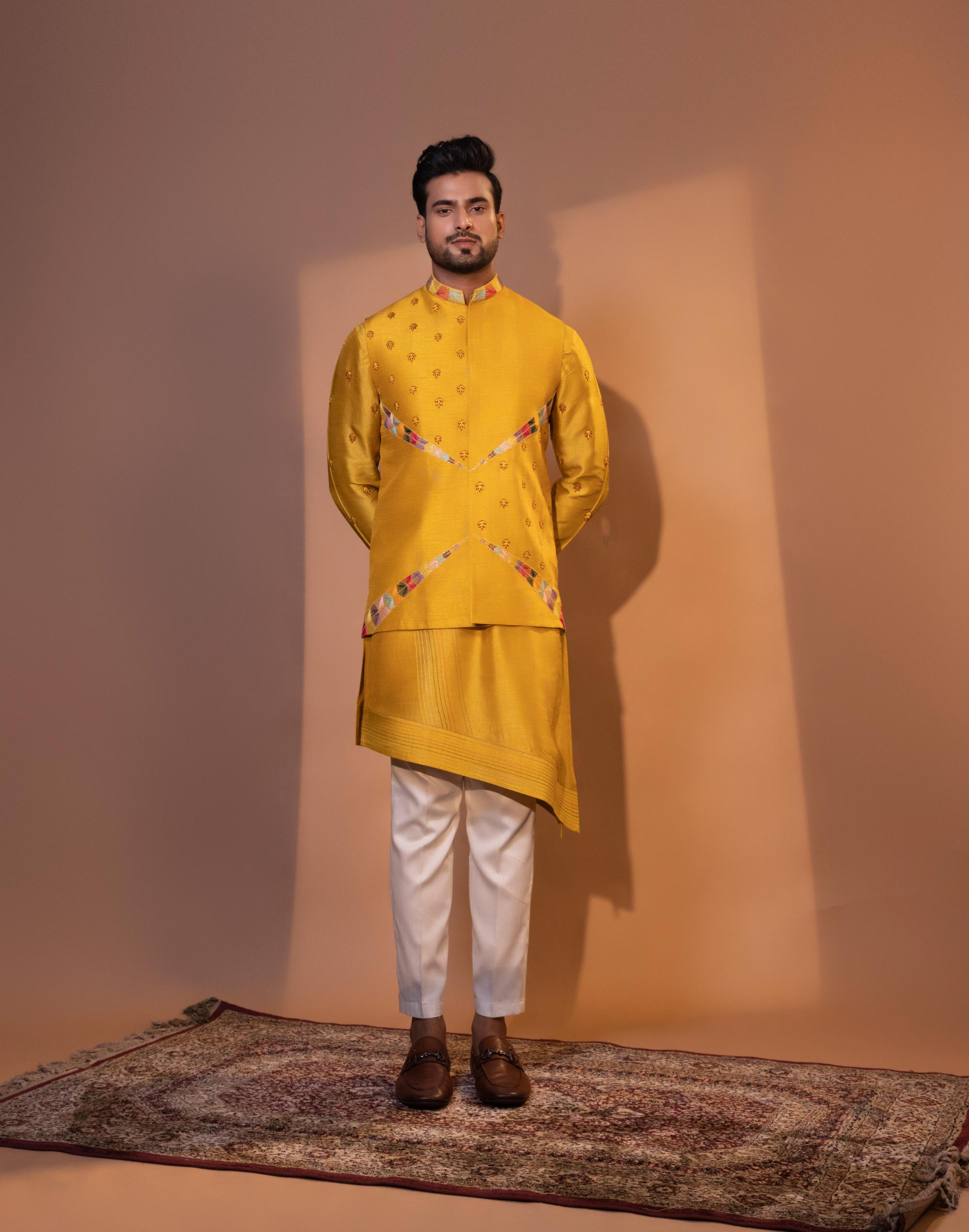 PEELI PALAK NEHRU SET