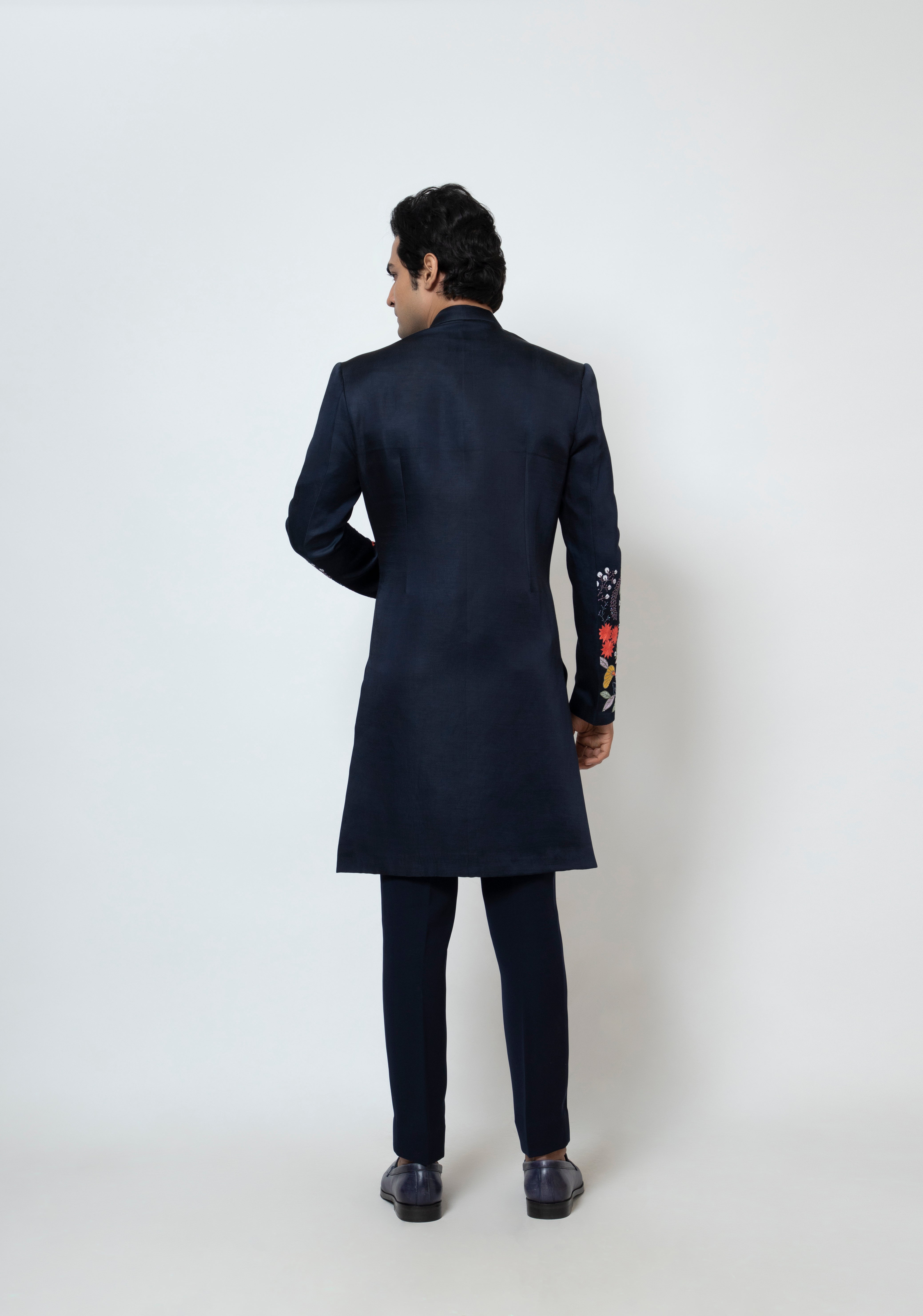 FLORAL ACHKAN SET