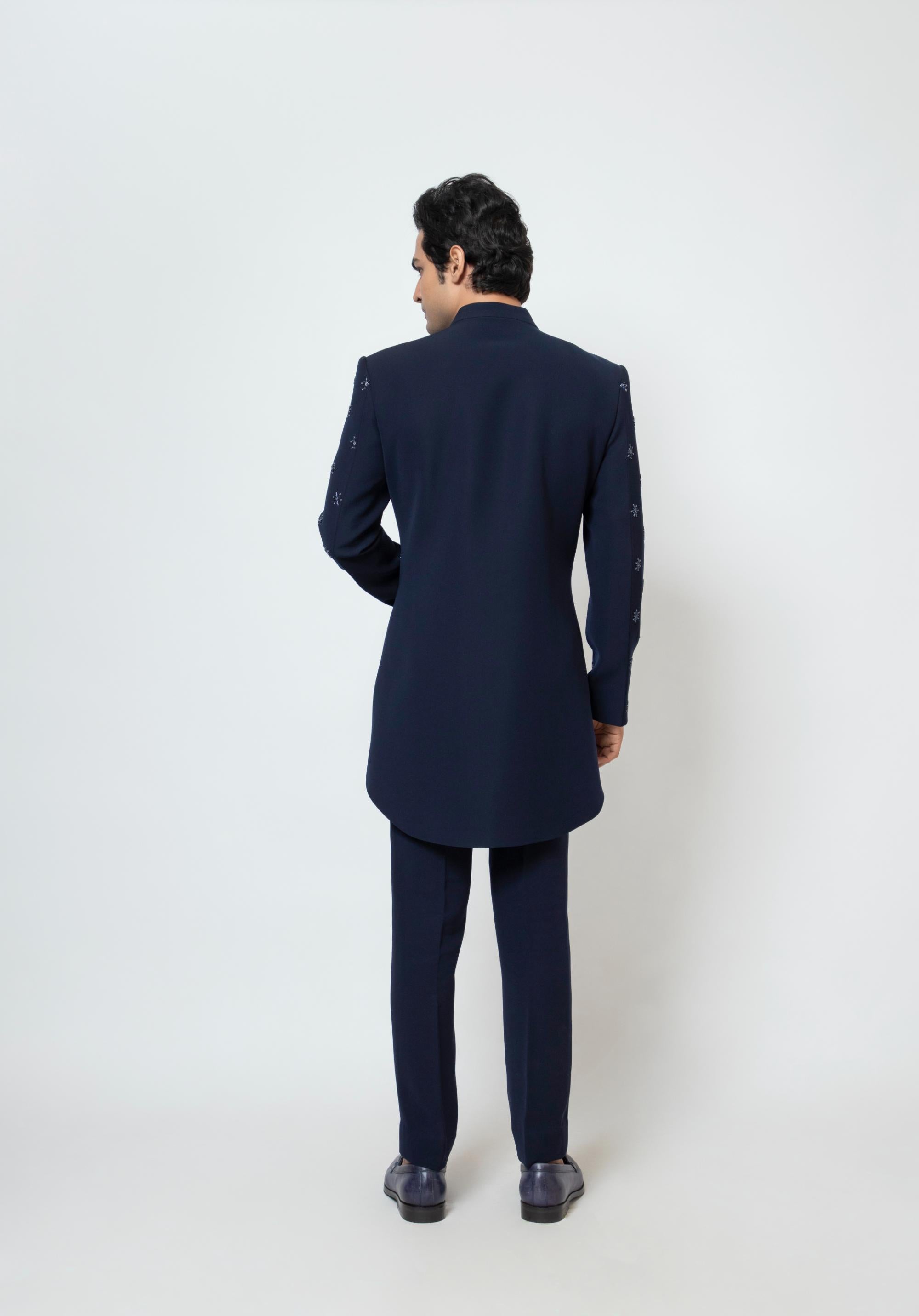 STAR MOTIFS APPLE CUT ACHKAN SET