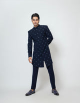 STAR MOTIFS APPLE CUT ACHKAN SET