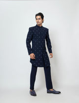 STAR MOTIFS APPLE CUT ACHKAN SET