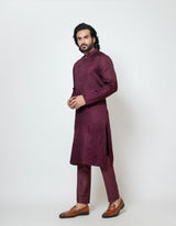 BURGUNDY BLISS KURTA SET