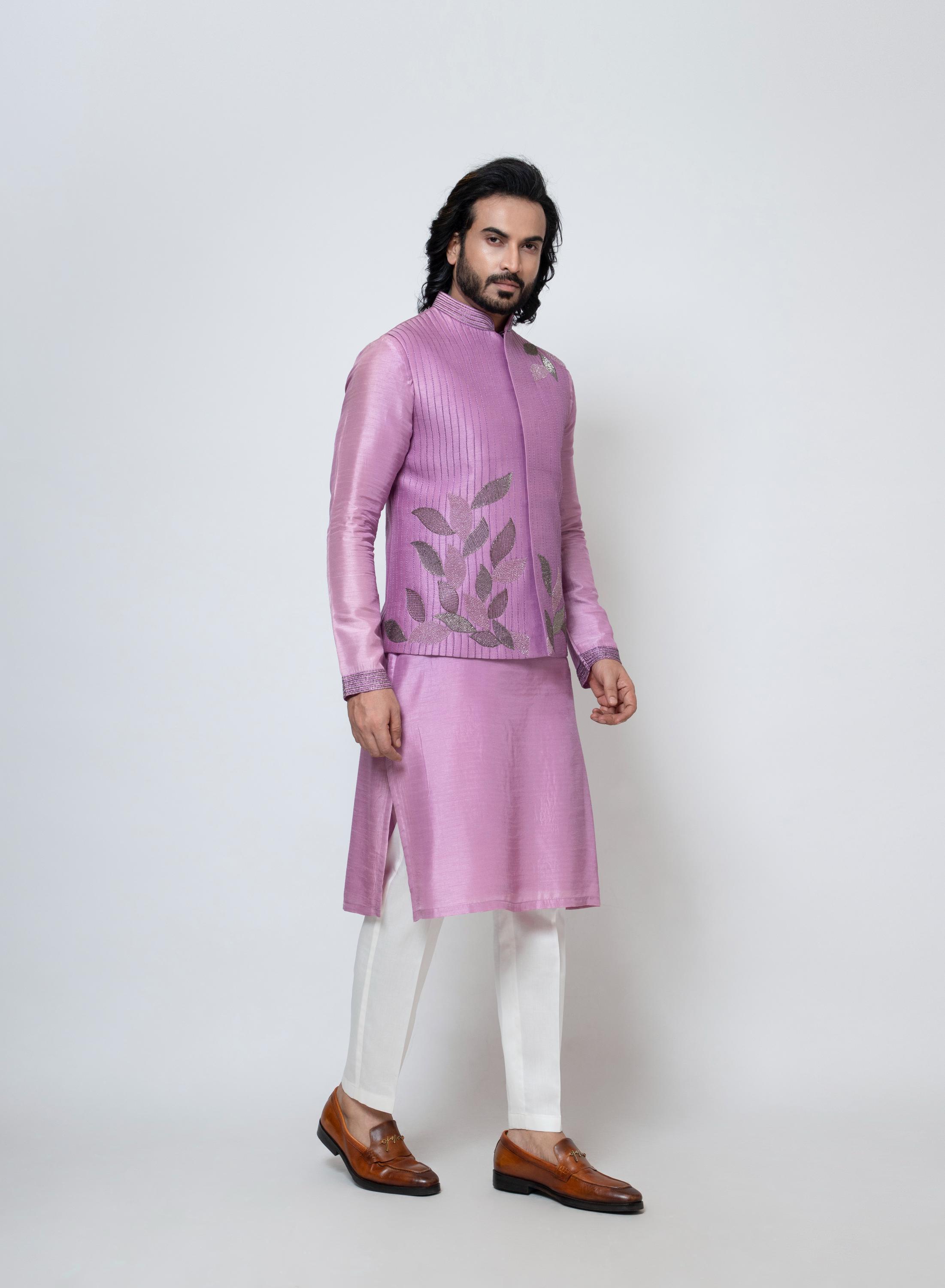 LILAC LUXURY NEHRU SET