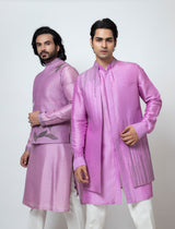 PURPLE REIGN LONG OPEN JACKET SET