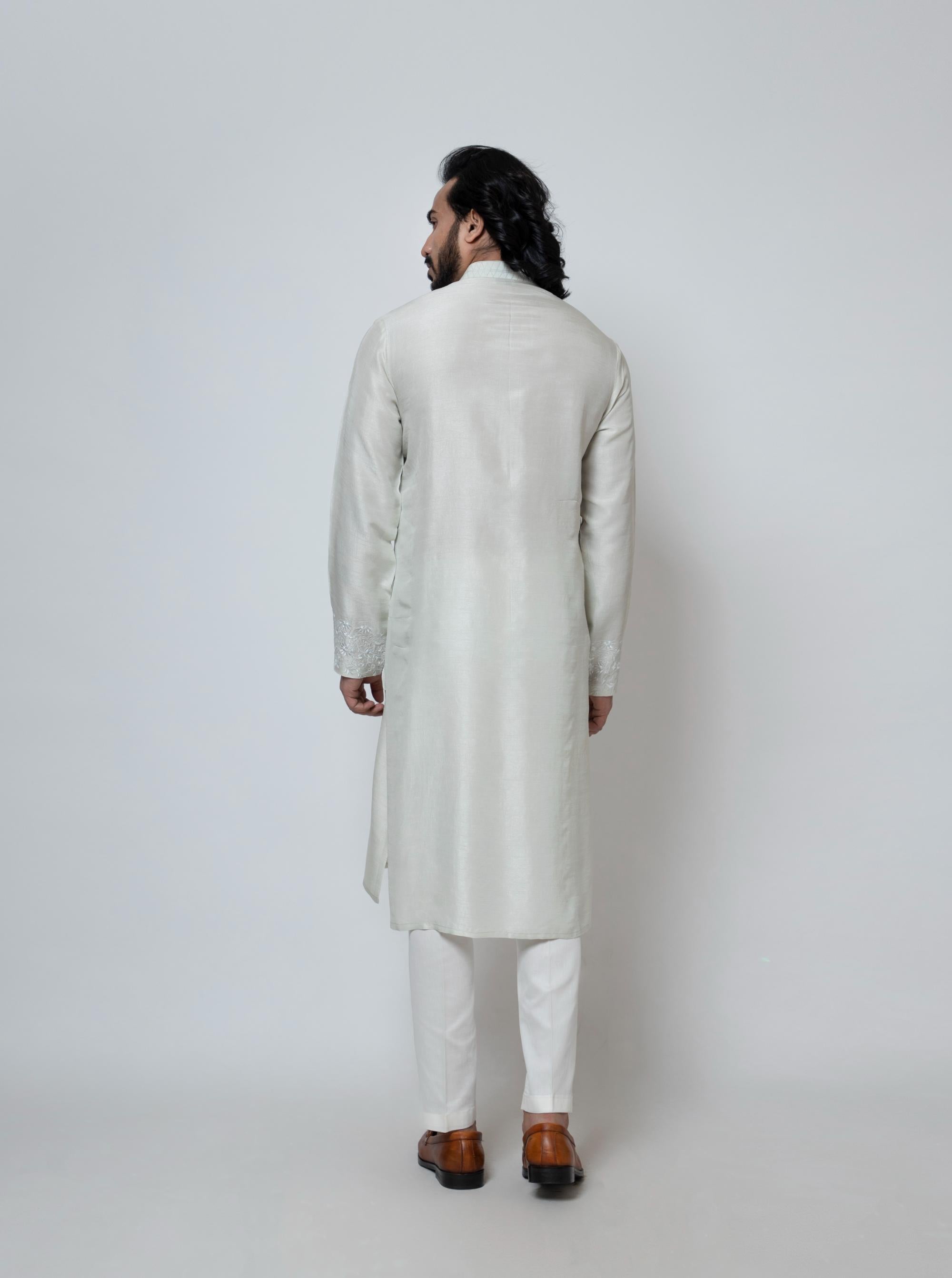 ICE GREY KURTA SET