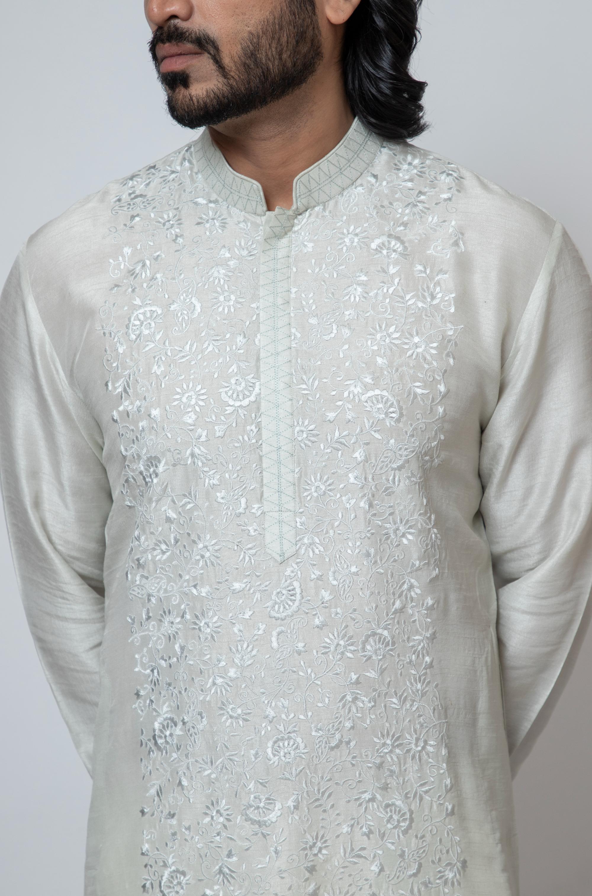 ICE GREY KURTA SET