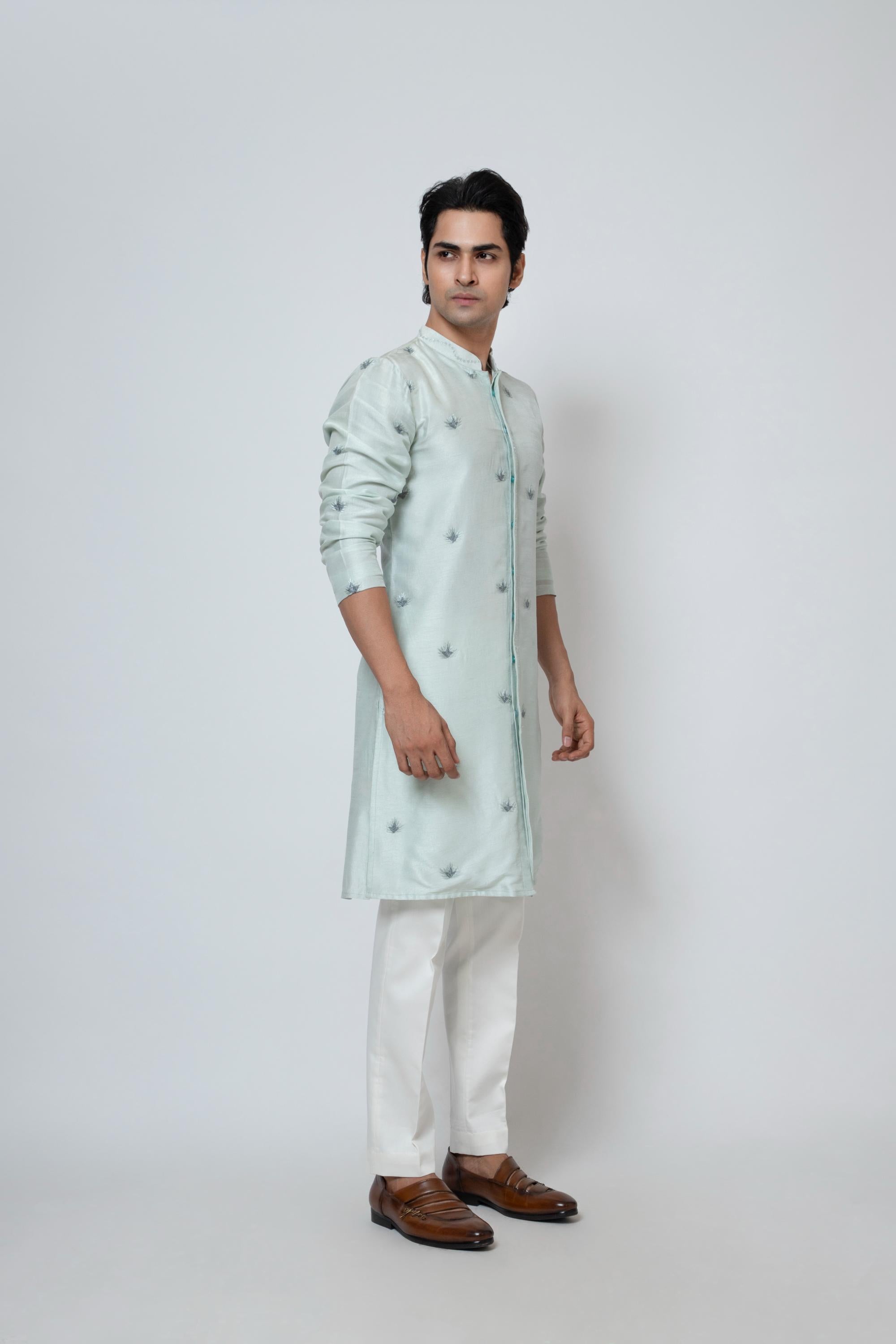 SEAFOAM SERENITY KURTA SET