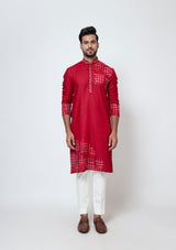 CRIMSON CHARM KURTA SET