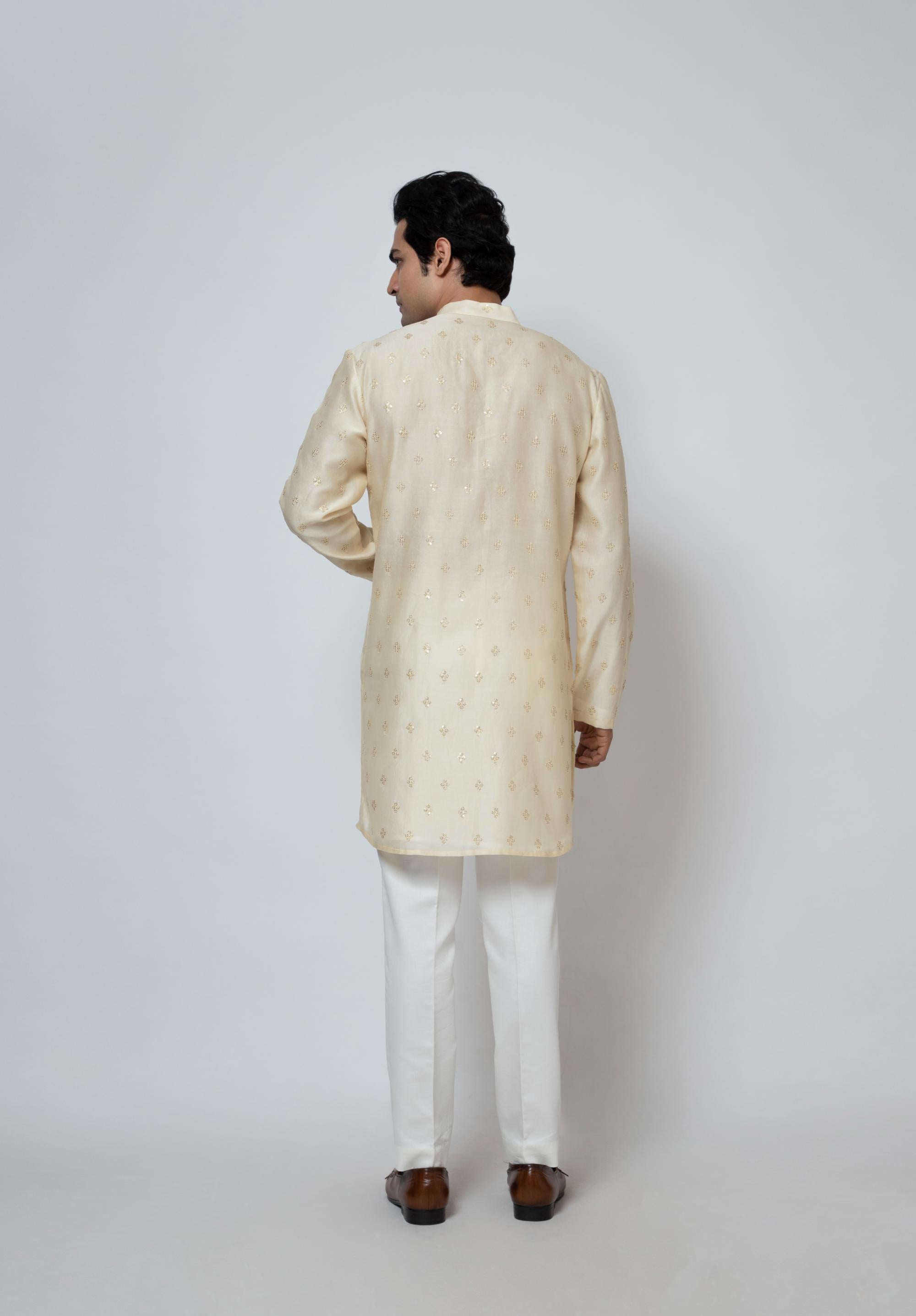 BEIGE BUTTERCUP KURTA SET