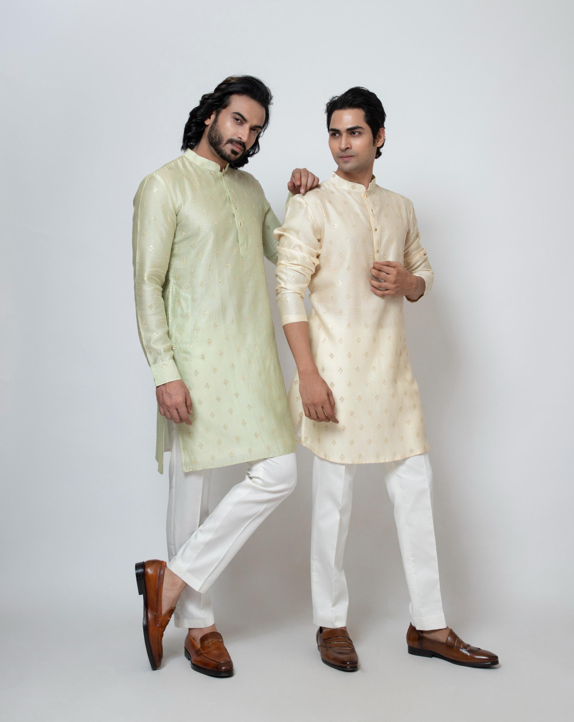 MINT BUTTERUP KURTA SET