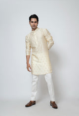BEIGE BUTTERCUP KURTA SET