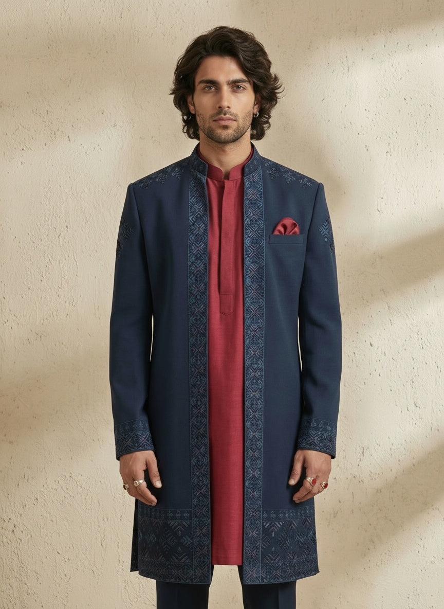 Nexa Layered Sherwani