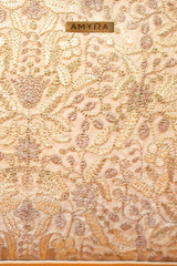 Zen Embroidered Handbag - Beige