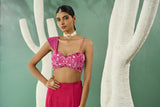 Fuschia Pink Drape Set