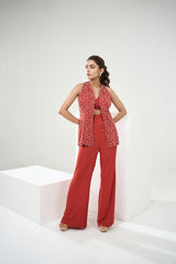 Rust Orange Blazer Set
