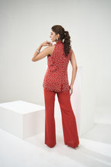 Rust Orange Blazer Set