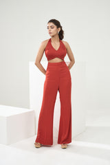 Rust Orange Blazer Set