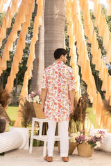 Off white kurta set