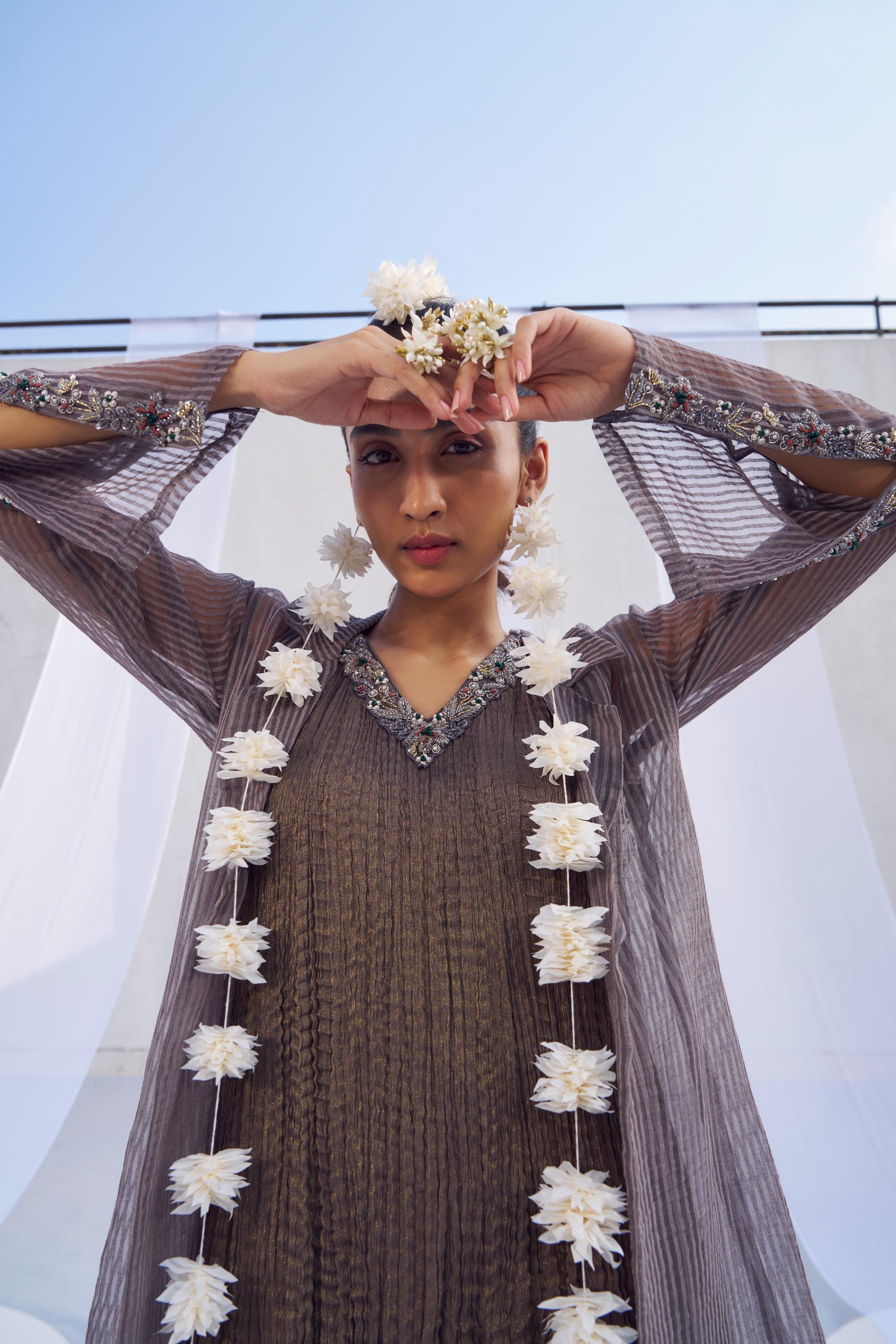 Shanta- Jacket with tunic set
