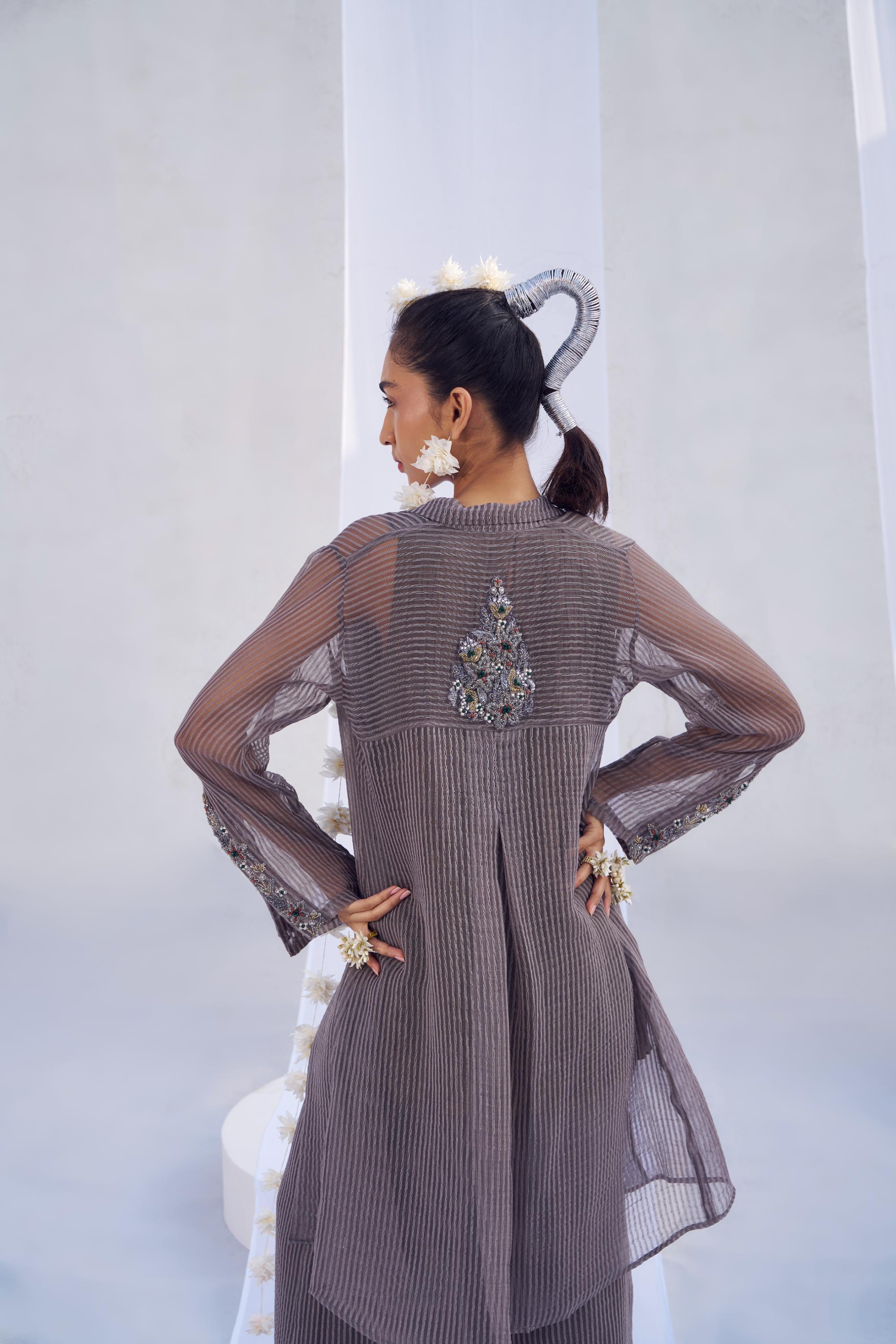 Shanta- Jacket with tunic set