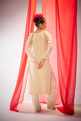 Shwetambara- Layered Kurta set