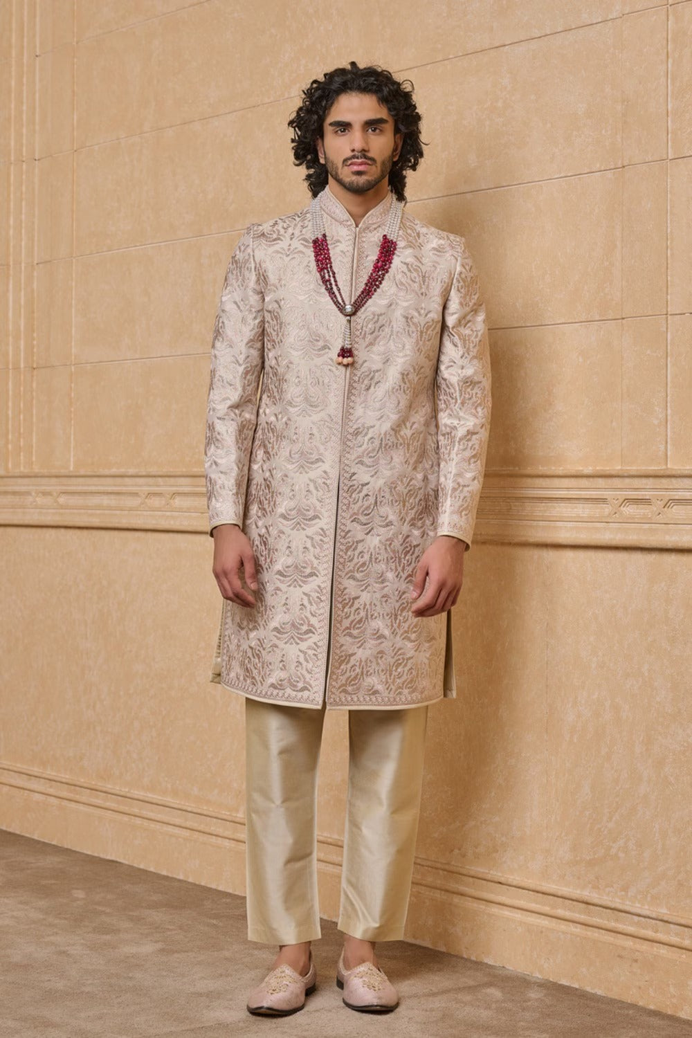 Cream Classic Sherwani