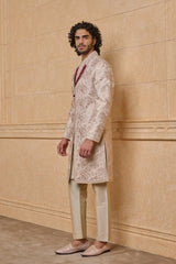 Cream Classic Sherwani