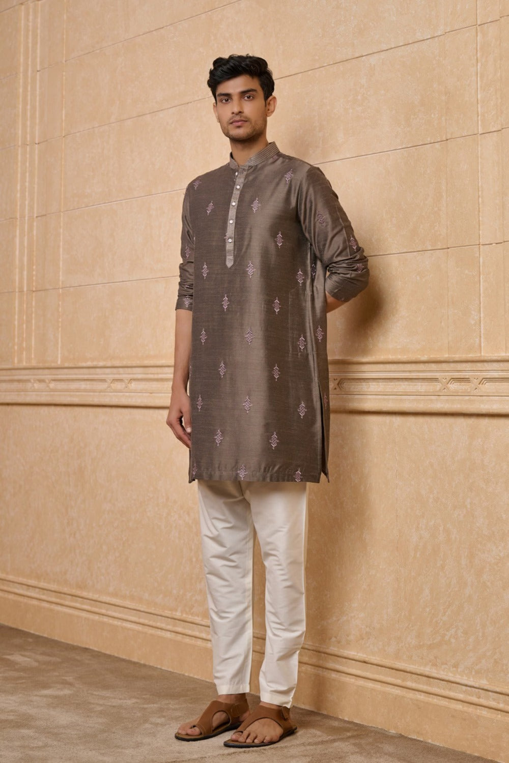 Charcoal Classic Kurta Set