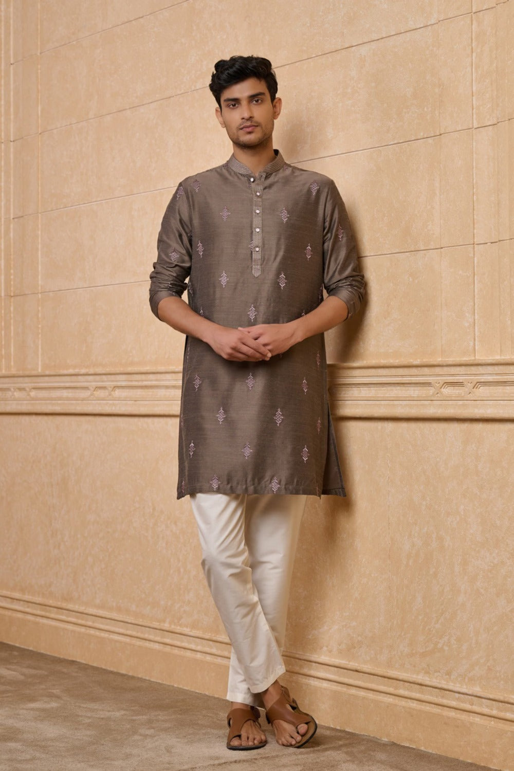 Charcoal Classic Kurta Set