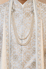 Light Blue Georgette Sherwani