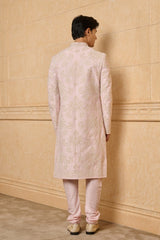 Pink Embroidered Sherwani