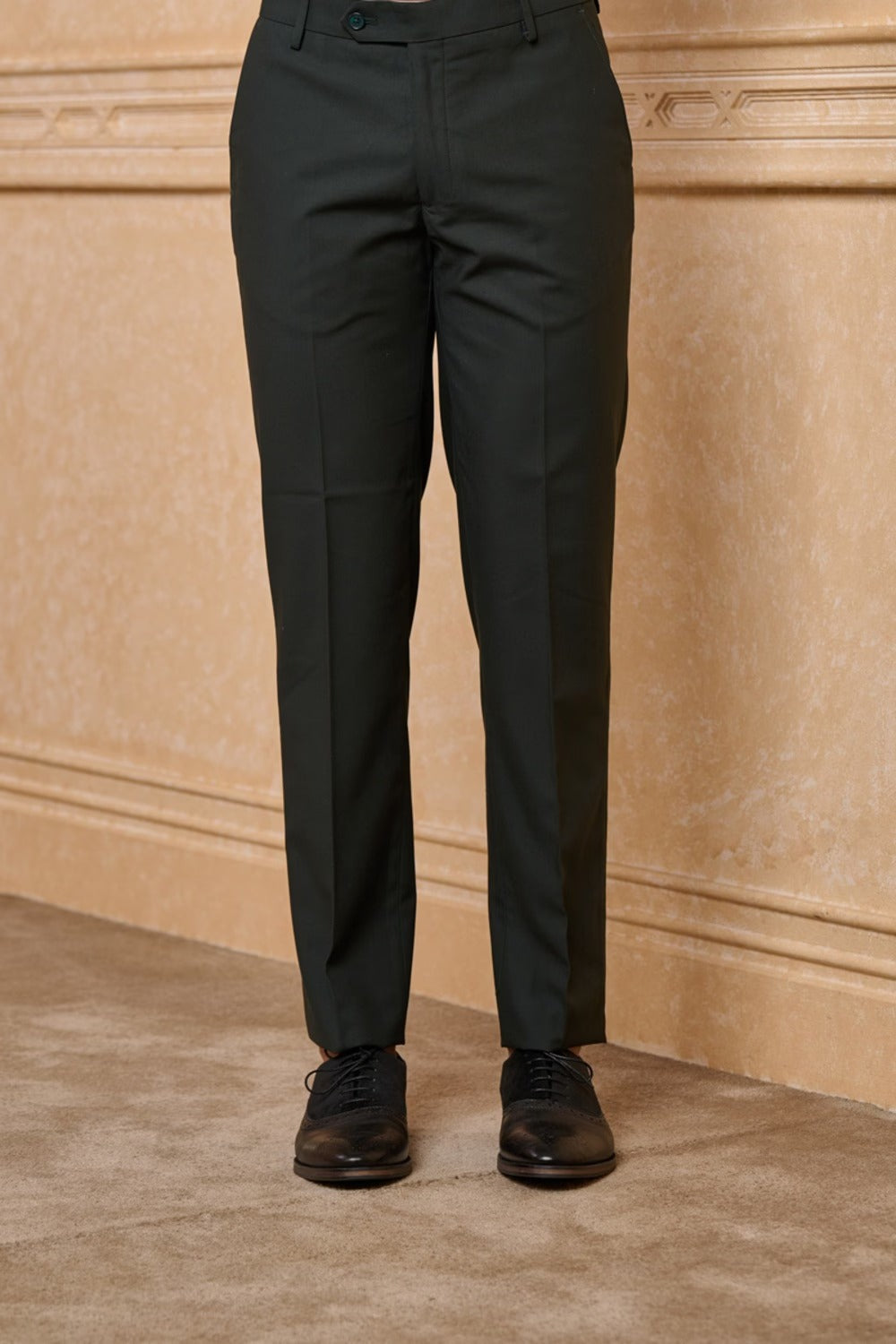 Dark Green Classic Bandhgala Set