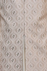 Pink Embroidered Sherwani Set