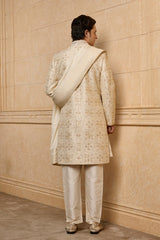 Ivory Royal Court Sherwani Set