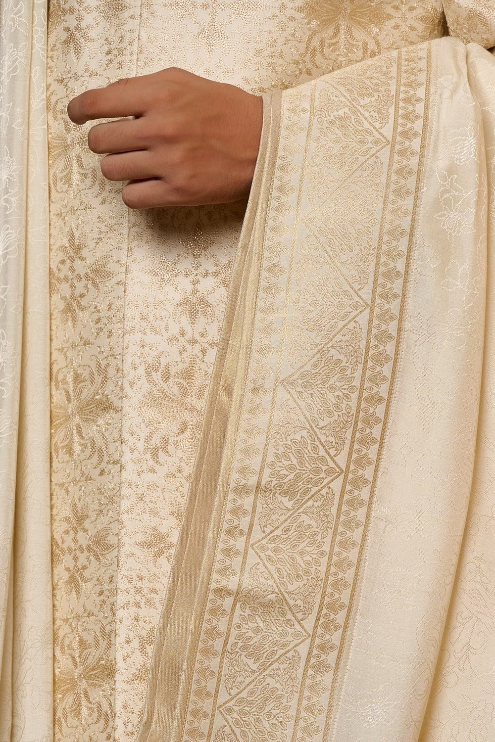 Ivory Royal Court Sherwani Set
