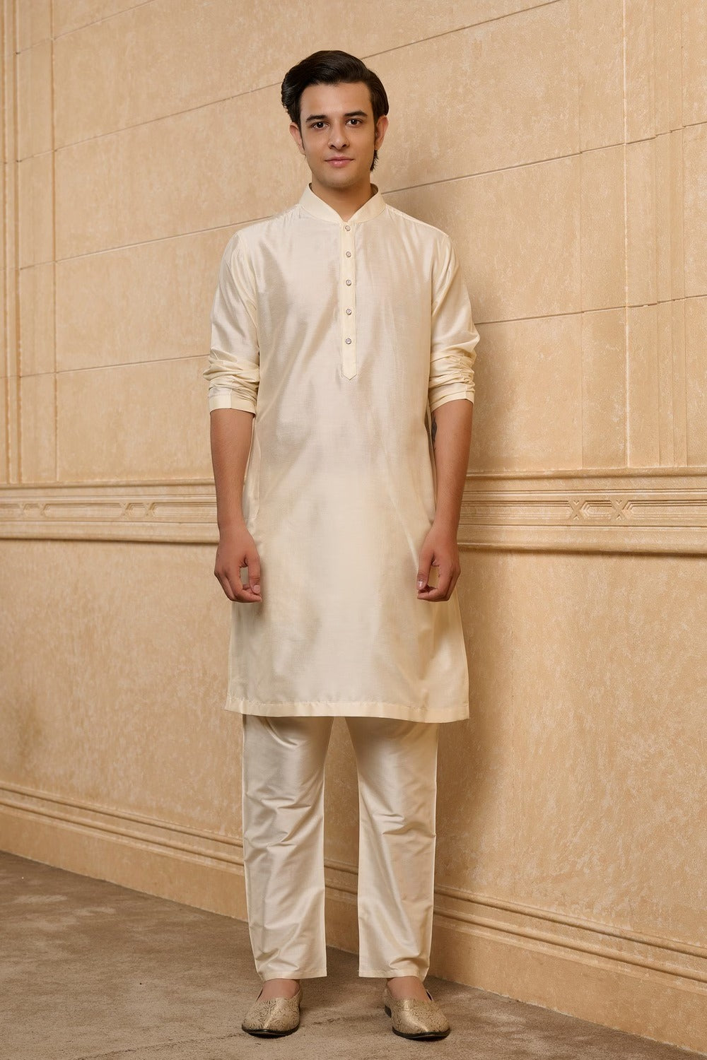 Ivory Royal Court Sherwani Set