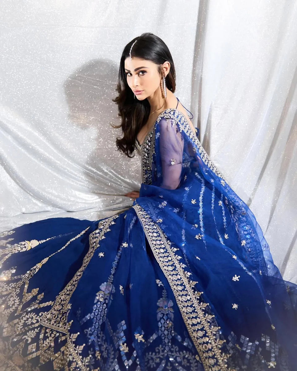 Mouni Roy in Isya Lehenga Set